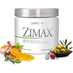 ZIMAX SUPER ANTIOXIDANT - 100% NATURAL - High Absorption Curcumin, Rosemary Extract, Grape Seed Extract, Olive Leaf Extract ORAC 3,451,770 (CANISTER) 90 grams (3-Pack)