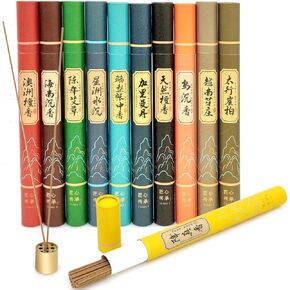 Incense Sticks, Pack of 11 Insenses - 440 Sticks, Natural Incense Set with Incense Holder for Purification, Relaxation, Yoga, Meditation, and Add Flavor