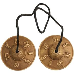 Nature's Own Cymbal Brass Indian Manjeera