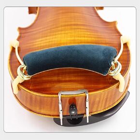 Violin Shoulder Rest - Violin Metal Shoulder Pad, Adjustable Soft Thickened Sponge Support Shoulder Brace - Enhanced Comfort, for Violin 4/4&3/4
