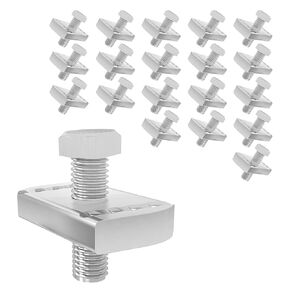 40 Pcs 3/8"-16 Strut Channel Nuts with Bolt,Thickened Carbon Steel Strut Channel Cone Nuts for Strut Channel, No Spring Nuts for Channel Struts, Dacromet Finish Excellent Rust