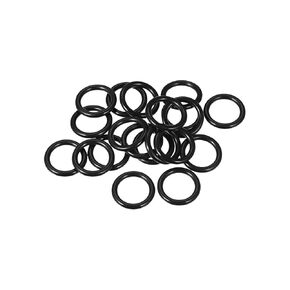 uxcell Nitrile Rubber O-Rings 14mm OD 10mm ID 2mm Width, Metric Sealing Gasket for Automotive Machine Plumbing, Pack of 20