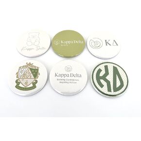 Kappa Delta Set of 6 Pocket Mirrors