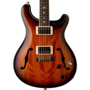 PRS Guitars 6 String SE Hollowbody Standard Fire Red Burst with Case, Right (105534:FR)