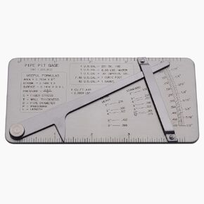 Pipe Pit Welding Gauge Gage Test Ulnar Welder Inspection Gauge Stainless Steel