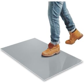 Sticky/Tacky/Adhesive Mat 26"" x 45"" Gray (Case of 4 Mats,30 Sheets Each) for Cleanroom Laboratory Hospital Construction Pets, Grey