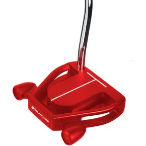 Orlimar Golf F80 Mallet Putter, Red/Black with Oversize Putter Grip