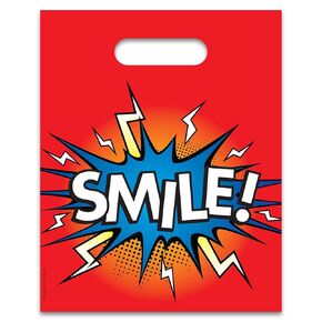 Electric Smile Dental Giveaway Bags, 8" x 10", 100 Pack