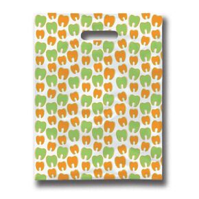 Many Mini Molars Dental Giveaway Bags, 8" x 10", 100 Pack