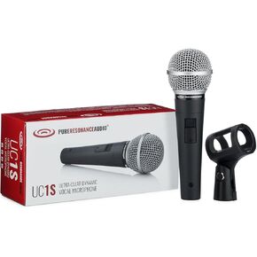 Pure Resonance Audio UC1S Ultra-Clear Dynamic Vocal Microphone with Switch