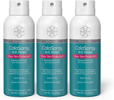 Itch Relief CalaSpray: Fast Itch Relief from Poison Ivy, Oak, Sumac, and Minor Scrapes & Cuts, 3 Ounces (2-Pack) in Saudi Arabia