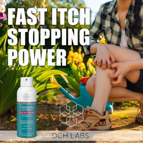 Itch Relief CalaSpray: Fast Itch Relief from Poison Ivy, Oak, Sumac, and Minor Scrapes & Cuts, 3 Ounces (2-Pack) in Saudi Arabia