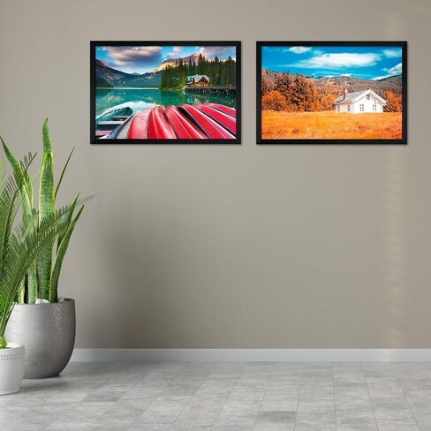 Lavezee 24x36 Poster Frame Black Display 24 x 36 Inch Photo Picture Frame for Wall, Pack of 1 in Saudi Arabia