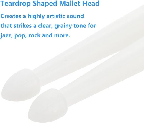 YOUEON 6 Pairs 5A Luminous Light up Drumsticks Glow in The Dark, 16 Inch Drum Sticks with Anti-slip Handle for Jazz, Folk, Rock Band, Small Venue and Acoustic Performance, Green & Blue in Kuwait