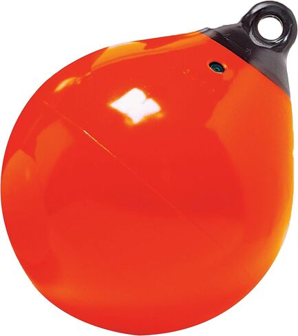TAYLOR MADE PRODUCTS Tuff End Buoy, Orange (21") – Flexible, Strong, Marine-Grade Vinyl Buoy for 25-40 Foot Boats – Easy-to-use, Trivalve™ Inflates with Standard Ball Pump – 2020108091 in Saudi Arabia
