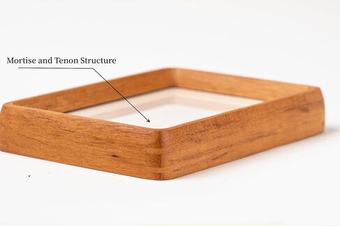 Picture-Photo-Frame-4x6 Natural-Wood-Glass Mat-Vertical-Horizontal Tabletop-Display-Wall-Mount - for Home Decor or Office Desk Family Mothers Day Gift(Teak,4x6 Matted to 3x5) in Saudi Arabia