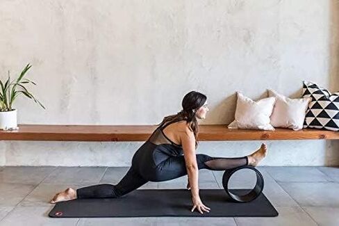 مجموعة عجلات اليوغا Le Essentials - عجلة دعم اليوغا دارما الأقوى والأكثر راحة - 3 عبوات لآلام الظهر والتمدد (13، 10، 6 بوصات) - مجموعة عجلات اليوغا دارما (أزرق) in Kuwait