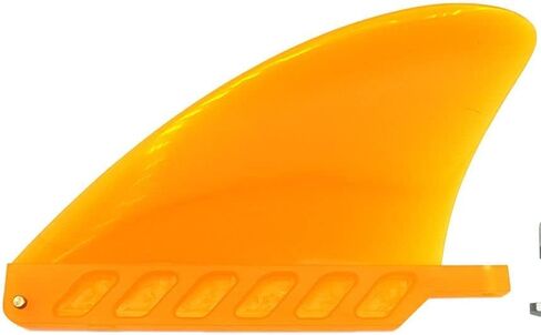 4.6" Soft Surf Fin Orange&Black for Surf Boards, SUP Paddleboards or Water SUP with No Tool fin Screw in Saudi Arabia