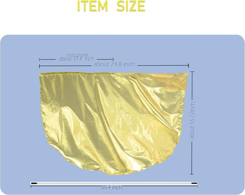 Wuchieal 1 Piece 74'' * 55'' Large Metallic color Flag with Flexible Rod, Church Liturgical Praise Prophetic Worship Adoration Dance Banner Worship Streamer, Practice Play Flags Gold in Saudi Arabia