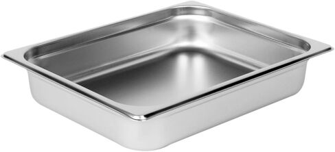 FSE Steam Table Pan Set, Full Size, 2-1/2" Deep, Anti-Jam, 24 Gauge, 18/8 Stainless Steel, NSF, Dishwasher Safe, (Set of 6) in Saudi Arabia
