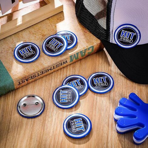 12 Pieces Hit Zero Cheer Button Cheerleader Pins Recognition Pins Round Pinback Cheer Pins for Backpacks Cheer Team Badges for Students Workers Sports Competition School Activities in Saudi Arabia