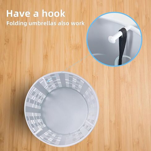حامل مظلة للمدخل، حامل مظلة معدني دائري قائم بذاته، صندوق تنظيم مظلة مجموعة المطر لمقهى المكتب المنزلي، يحمل 6-7 مظلات، 16 × 6.5 بوصة in Kuwait