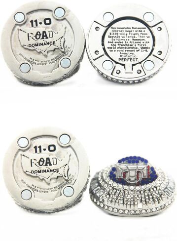 5 # SEAGER Perfect 2023 TEX World Replica Champions Ring مع صندوق خشبي فاخر من الجوز الأسود هدايا للنساء والرجال والأطفال والأولاد والآباء in Kuwait