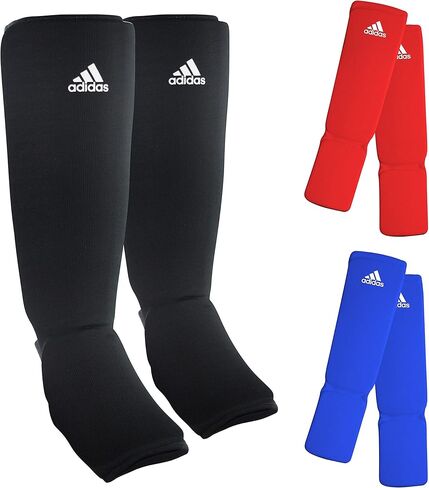 Adidas Shin Guards for Muay Thai, MMA, Kickboxing, Martial Arts; Superior Beginner and Training Shin Pads,Men and Women Protection, ADIBP08B in Saudi Arabia