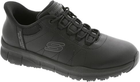حذاء Skechers للسيدات للعمل بدون استخدام اليدين Nampa-Cottonbud Bungee Athletic Sr Food Service in Kuwait