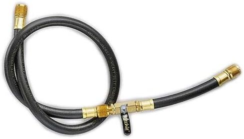 Yellow Jacket 26072 Plus II 3/8" Heavy Duty Combination Charging or Vacuum Hose, 72", Black in Saudi Arabia