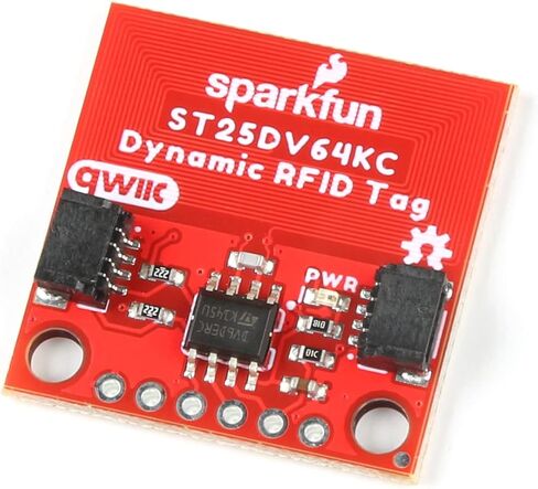 SparkFun Qwiic Dynamic NFC/RFID Tag ST25DV64KC الديناميكي NFC واجهة غير تلامسية حماية البيانات دبوس إخراج الأغراض العامة (GPO) in Saudi Arabia