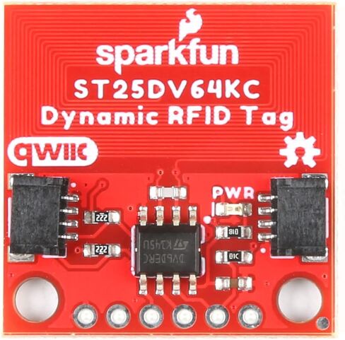 SparkFun Qwiic Dynamic NFC/RFID Tag ST25DV64KC الديناميكي NFC واجهة غير تلامسية حماية البيانات دبوس إخراج الأغراض العامة (GPO) in Saudi Arabia
