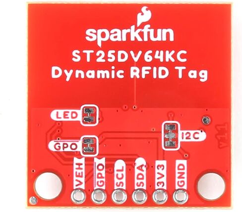 SparkFun Qwiic Dynamic NFC/RFID Tag ST25DV64KC الديناميكي NFC واجهة غير تلامسية حماية البيانات دبوس إخراج الأغراض العامة (GPO) in Saudi Arabia