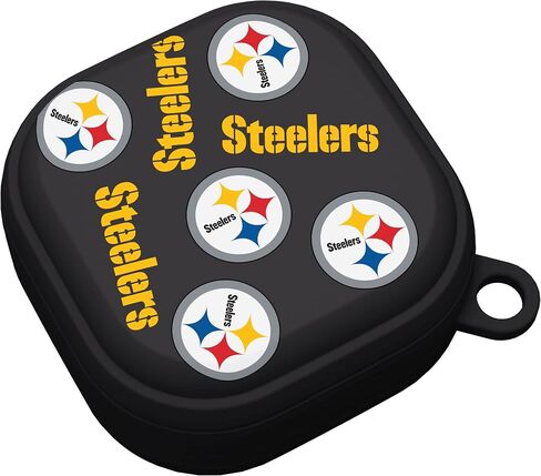 GAME TIME Pittsburgh Steelers HDX Case Cover Compatible with Samsung Galaxy Buds Pro (Classic) in Saudi Arabia