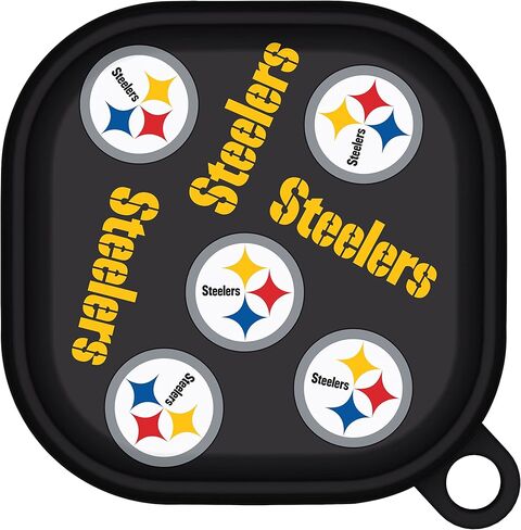 GAME TIME Pittsburgh Steelers HDX Case Cover Compatible with Samsung Galaxy Buds Pro (Classic) in Saudi Arabia