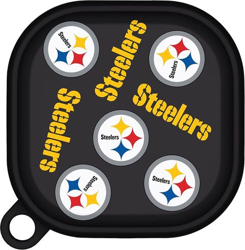 GAME TIME Pittsburgh Steelers HDX Case Cover Compatible with Samsung Galaxy Buds Pro (Classic) in Saudi Arabia