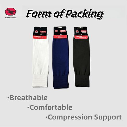 3 PACK Light Compression Calf Leg Sleeves knee sleeves for men and women for Running Soccer Cycling in Saudi Arabia