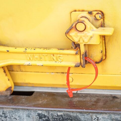 100 أختام بلاستيكية للمقطورة، أختام شاحنة، أختام بلاستيكية، أختام شحن، ختم بلاستيكي واضح (100، أزرق) in Kuwait