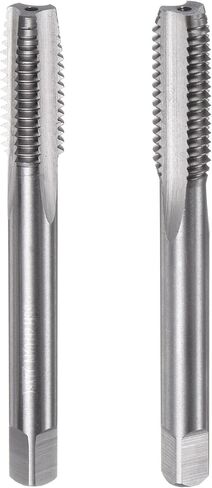 uxcell 2pcs Metric Hand Tap Set, M8 x 1.25 Taper/Plug Thread Screw Taps, High Speed Steel Hand Threading Tapping Tool Kit in Saudi Arabia