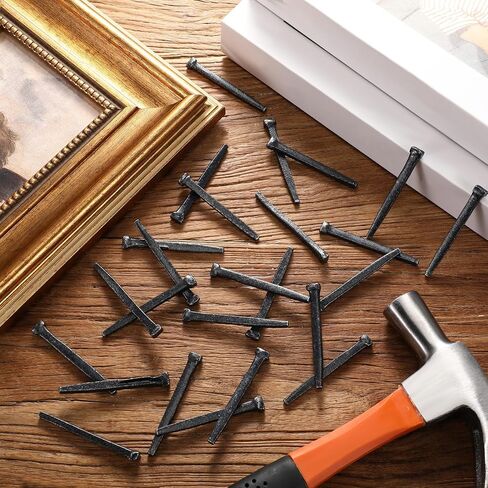 25 Pcs Antique Head Nails Decorative Antique Black Nail Railroad Spike Iron Nails for Hanging Handmade Project(2 Inch) in Saudi Arabia