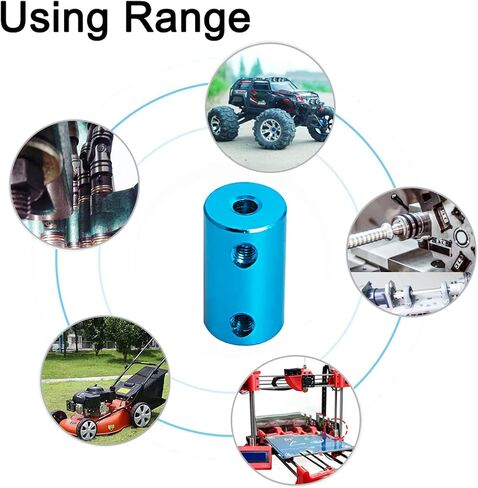 Aopin 4mm to 8mm Rigid Couplings Set Screw Shaft Stepper Motor, Length 25mm / 1" Motor Coupler Connector Rigid with Screw for 3D Printer, RC Robot, Car Model Shaft, CNC Machine, DIY Encoder 4 Pcs in Saudi Arabia