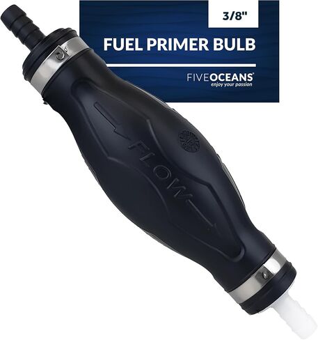 Five Oceans 3/8-Inch Fuel Primer Bulb, Universal Outboard Fuel Line Primer Bulb, Large EPA/CARB Approved, Compatible with Ethanol Blended Fuels - FO4279 in Saudi Arabia