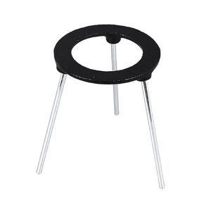 Lab Tripod Support Stand with Removable Legs, Cast Iron Bunsen Holder for Chemical Experiment, Mesh Screen Included, Lab Bunsen Tripod, Lab Bunsen Tripod