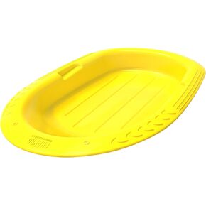Era 36-inch Manitou Adventurer Sled — 1 Rider Kids' Plastic Toboggan, Yellow