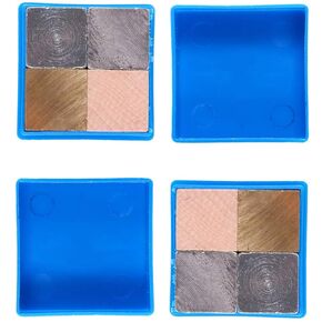 ULTECHNOVO 8 Pcs Set Material Density Equipment Metal Cubest Science Experiments Supply Density Kit Density Equipment Tool Device Daily Heat Experiments Cube Suit Wood Precision Instrument