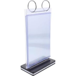 Poster Sign Holder Tabletop Bar Display Flip Menu Holder Desktop Display Stand Sign Picture Holders Flip Menu Stand Flip Sign Holder Poster Holder Paper Holder A4 Pvc Dining Table