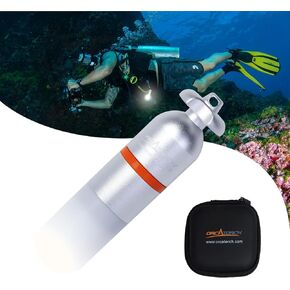 ORCATORCH SD01PRO Upgrade Bright Diving Signal Light, Submersible Beacon Mini Tank Marker Light with Constant and Flashing Modes, for Scuba Diving and Night Time Visibility (Green)