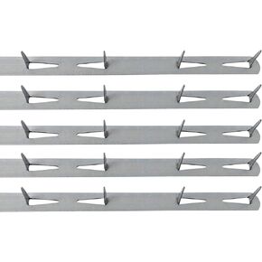 House2Home 24" Upholstery Metal Tack Strips, Fabric Reupholstery Supplies for Furniture, Couch, Chair, and Sofa, Includes Instructions, 5-Pack