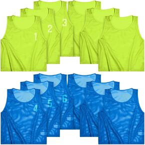 Boyiee Nylon Mesh Scrimmage Team Vests Pinnies Training Sports Jerseys for Basketball Soccer Football Sports