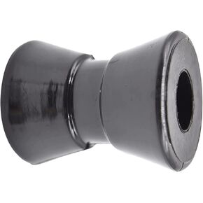 MARINE CITY PU Black Rigid Chemical Resistant Shock-Absorbing Strong Roller for Bow Anchor Pivoting Head Roller Holder Replacement (Length 2 Inches, Hole Diameter 5/8) (1 Pcs)